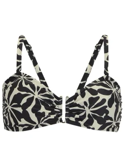 Bikinitop "Aceana III" crème/zwart