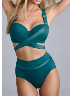 Bikinitop "Cache Coeur" petrol
