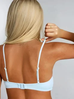 Bikinitop lichtblauw
