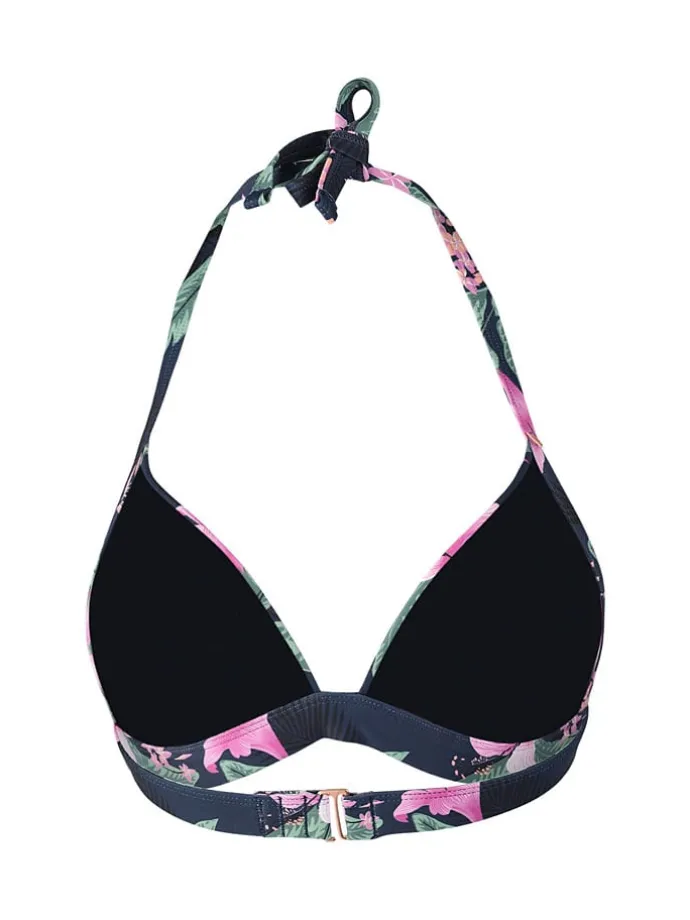 Bikinitop "Lisselot" donkerblauw/lichtroze