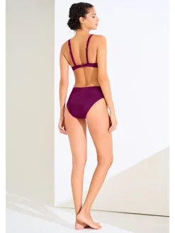 Bikinitop pruimkleurig