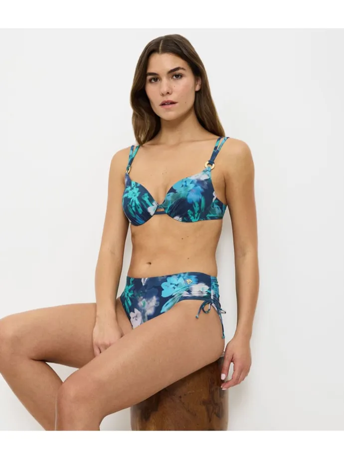 Bikinitop "Summer Fleur" turquoise