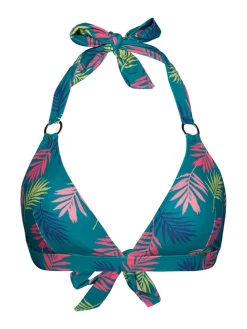 Bikinitop turquoise/meerkleurig