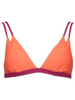 Bikinitop "Yella" oranje/roze