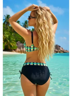 Bikini zwart/meerkleurig