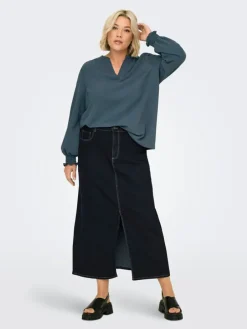 Blouse blauw