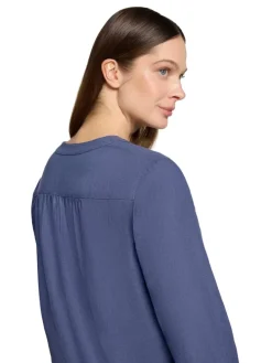 Blouse blauw