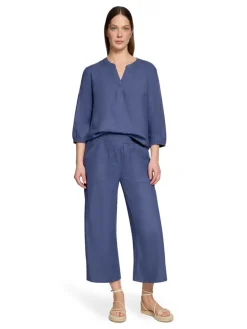 Blouse blauw