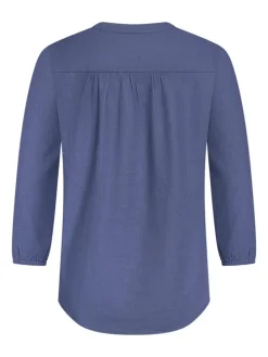 Blouse blauw