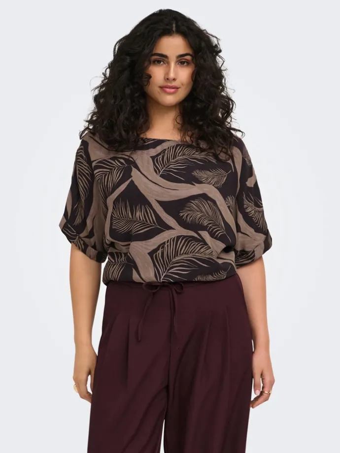 Blouse bruin