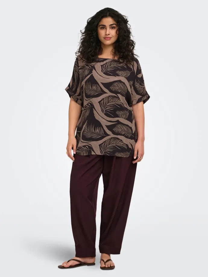 Blouse bruin