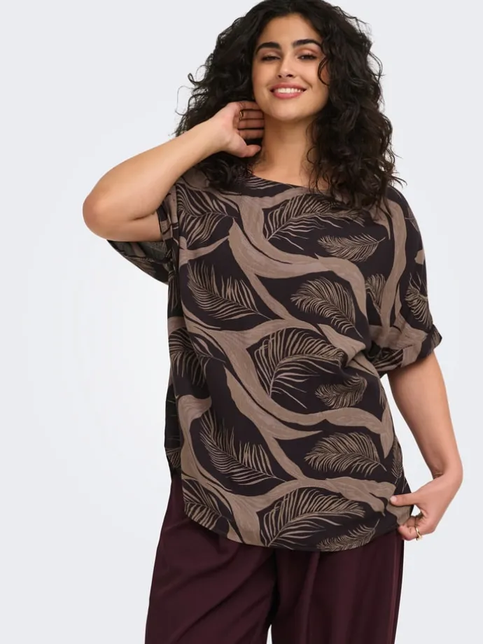 Blouse bruin