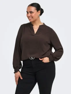 Blouse bruin