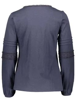 Blouse donkerblauw