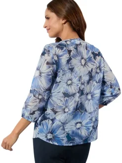 Blouse donkerblauw