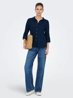 Blouse donkerblauw