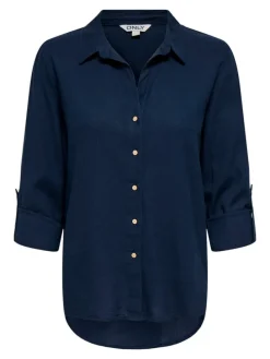 Blouse donkerblauw