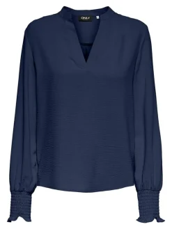 Blouse donkerblauw