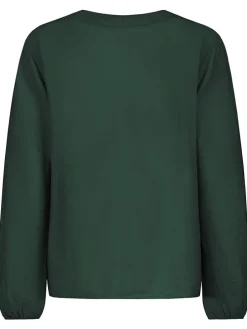 Blouse donkergroen