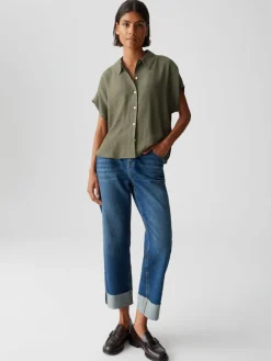 Blouse "Fasinga" kaki