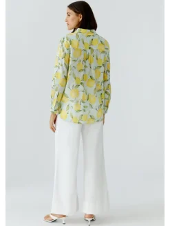 Blouse groen/geel