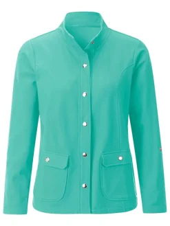 Blousejas turquoise