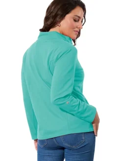 Blousejas turquoise
