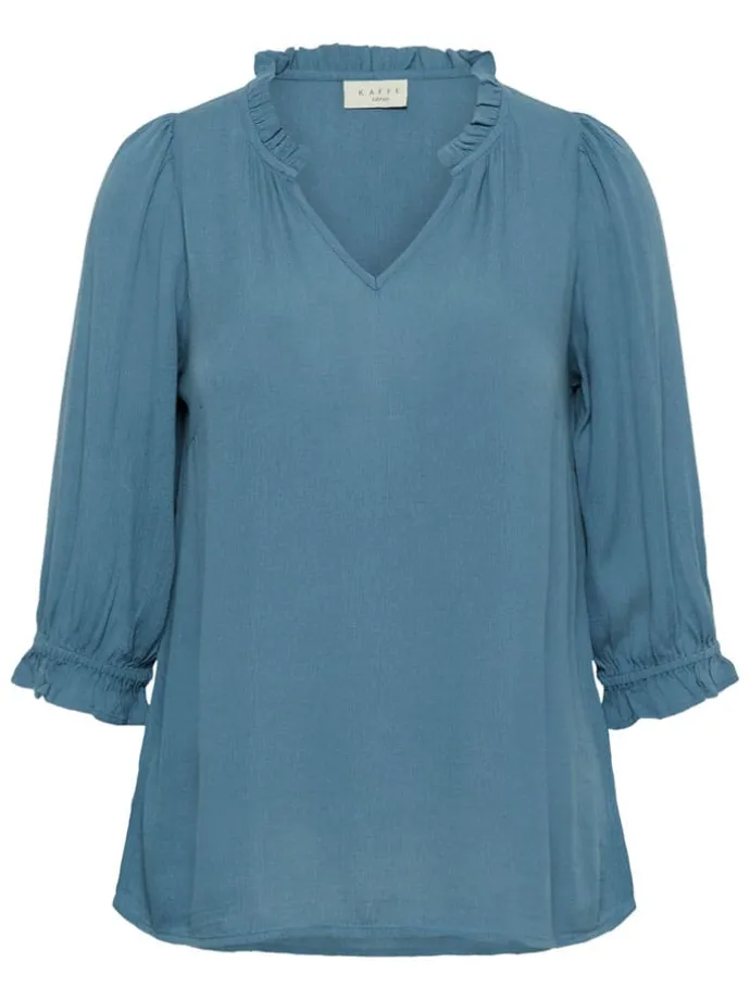 Blouse "Kiv" lichtblauw