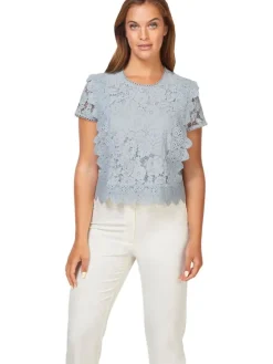 Blouse lichtblauw