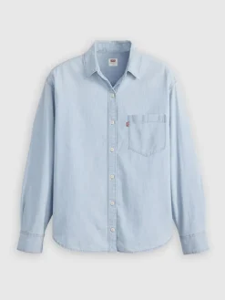 Blouse lichtblauw