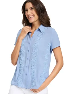 Blouse lichtblauw
