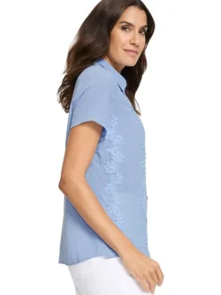 Blouse lichtblauw