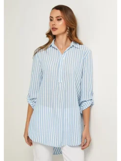 Blouse lichtblauw