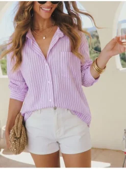 Blouse lichtroze