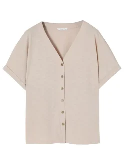 Blouse "Polinezja" beige