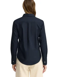 Blouse - regular fit - donkerblauw