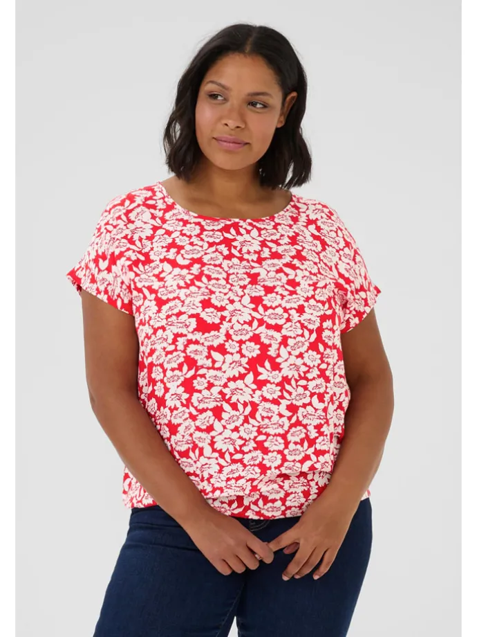 Blouse rood