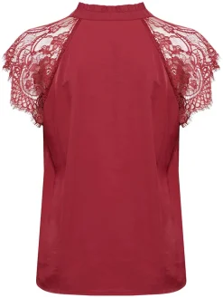 Blouse rood