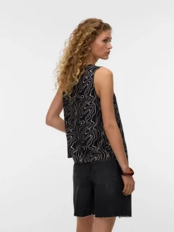 Blousetop zwart