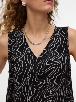 Blousetop zwart