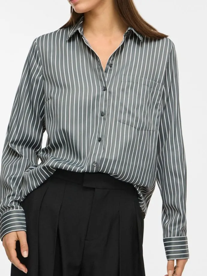 Blouse "Vidarma" - regular fit - groen