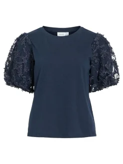 Blouse "Vionesca" donkerblauw