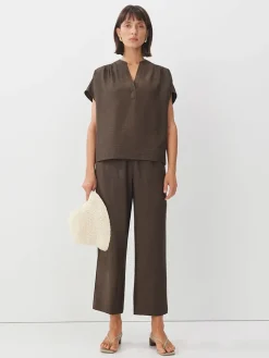 Blouse "Zinou" bruin