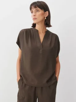 Blouse "Zinou" bruin