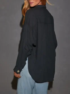 Blouse zwart