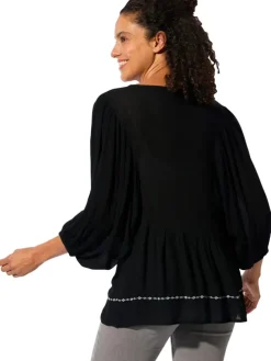 Blouse zwart