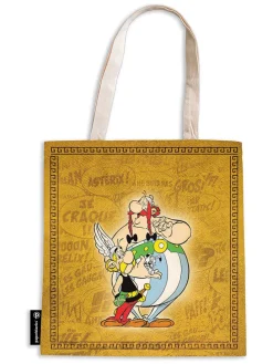 Boodschappentas ''Asterix & Obelix'' geel - (L)38 x (B)38 cm