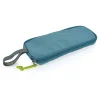 Boterhamtas "On the go" turquoise/groen - (B)11 x (H)25 x (D)3,5 cm