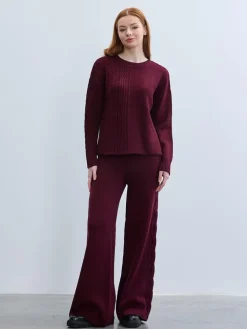 Broek bordeaux