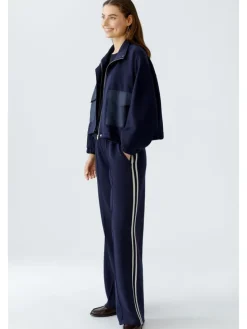 Broek donkerblauw